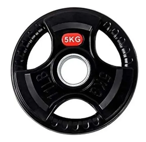 Disco Ol mpico 5kg Engomado Fitness par 10 Kg
