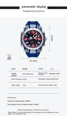 Reloj Electrónico De Doble Pantalla Reloj Deportivo Impermea