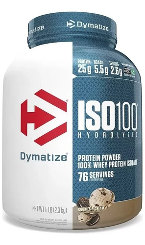 Proteina Iso 100 Dymatize Hidrolizada 5 Lbs Mercado Envios