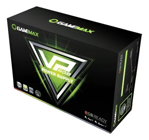 Fuente De Poder Vp 600w Rgb Gamemax Apfc 80plus