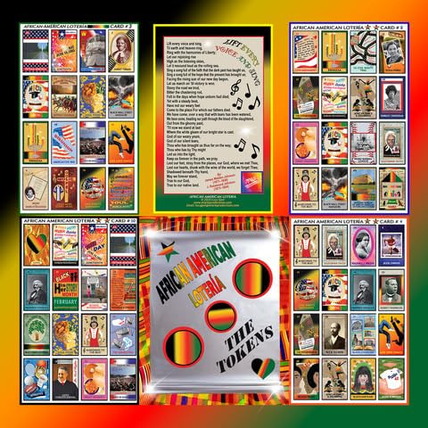 Juego De Bingo Divertido De Lotería Afroamericana Para Todos
