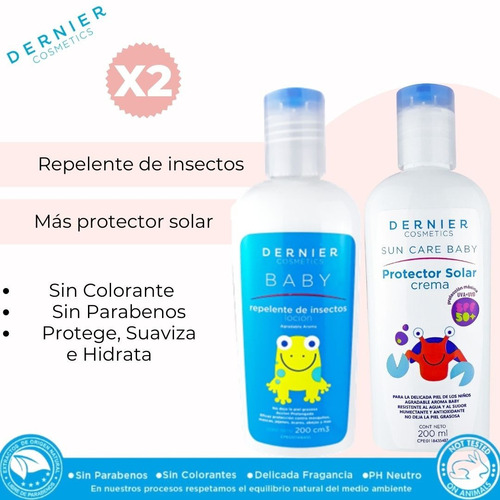 Kit Repelente Y Protector Solar - mL a $100