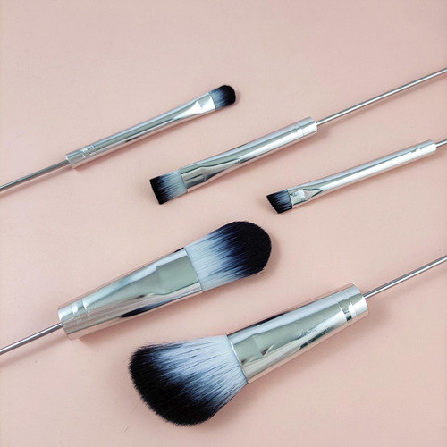 Juego De Brochas De Maquillaje Para Ojos, 5 Uds., Brochas