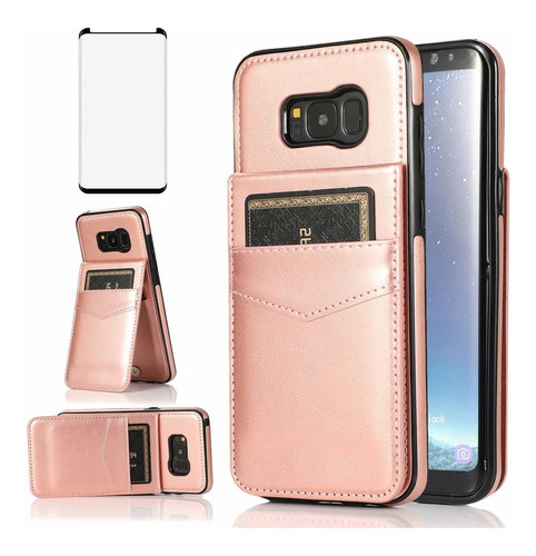 Funda De Teléfono Para Samsung Galaxy S8 Plus Con Protector