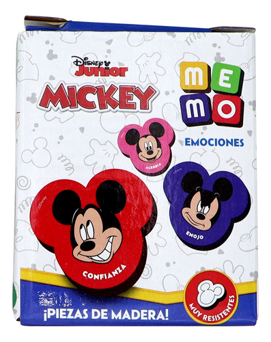 Juego De Memoria Disney 20 Piezas Mickey, Princesa, Spidey