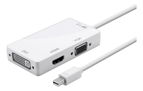 Adaptador 3 En 1 Mini Displayport A Hdmi, Vga, Dvi