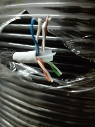 Bobina Cable Red Utp Exterior Cat.6 Rollo 305mts Doble Vaina