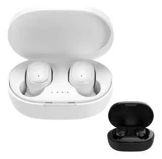 Auriculares estéreo inalámbricos Bluetooth 5.0 A6s Tws blancos
