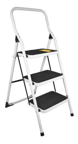 Escalera Tijera con plataforma de aluminio 3 pasos - Promart