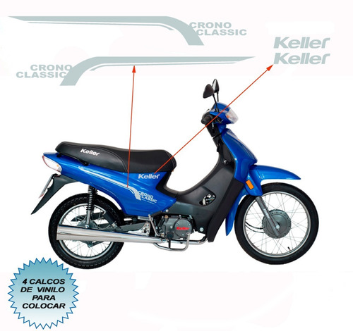 Kit Calcos Set Stikers Keller Crono Classic