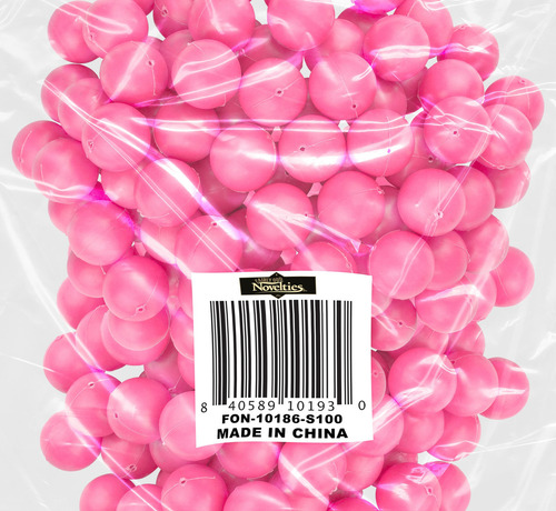 Fairly Odd Novelties Mini Ping Pong Bolas Redondas, Rosado