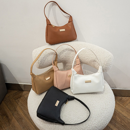 Bolso Versátil Para Hombro Y Axilas Con Cremallera