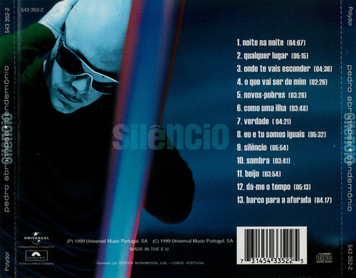 Cd Silêncio (pedro Abrunhosa E Os Bandemónio) Estándar