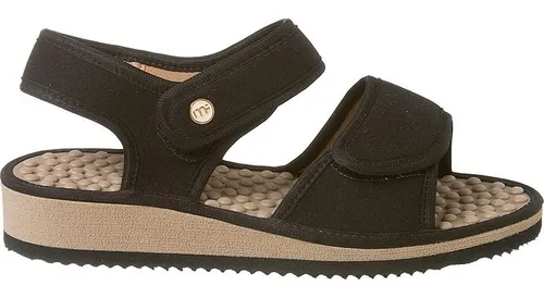 Sandalia Papete Classic P Espor o fascite Mundoflex Preto