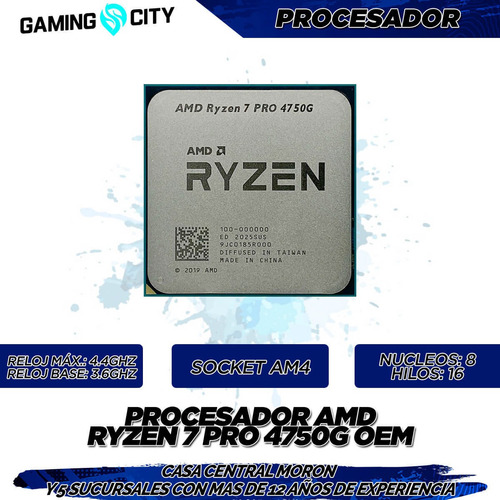 Imagen 3 de 7 de Pc Armada Gamer Amd Ryzen 7 4750g 32gb Rx 6500 Xt Ver2.0