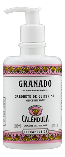 Sabonete Líquido de Glicerina Calêndula Granado Terrapeutics Frasco 300ml