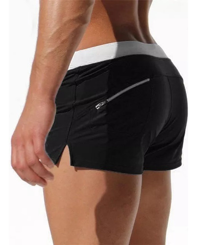 Traje De Baño Hombre Tipo Short Deportivo Tela Ligera