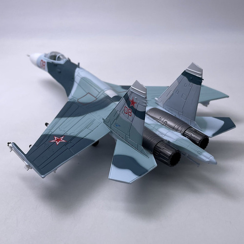 Escala 1:100 Ala Sukhoi Su-27 Avión Ruso Aerolíneas