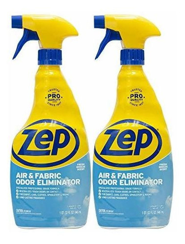 Ambientador Para Coche, Zep Air And Fabric Odor Eliminator -