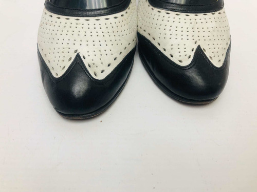 Zapatos Mujer 36 Combinado Muy Elegante Cuero Vacuno