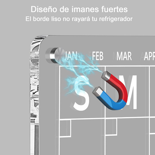 Set Pizarra De Planificación Transparente Calendario