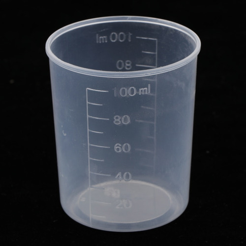 Imagen 11 de 11 de 10 Vasos Medidores De Plástico, Tazas Graduadas De 100 Ml P