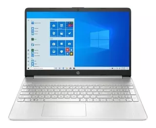 Laptop HP 15-dy2061la plateada natural 15.6", Intel Core i3 1125G4 8GB de RAM 256GB SSD, Intel UHD Graphics Xe G4 48EUs 1366x768px Windows 10 Home