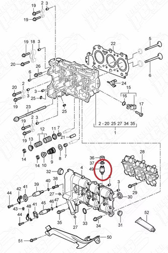 Porsche Série 987 Cayman Interruptor Pressão Óleo