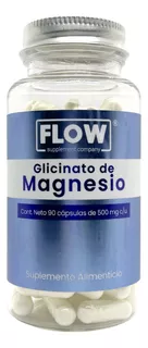 Glicinato De Magnesio De 500 Mg 90 Cápsulas Flow