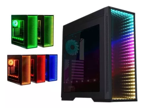 Gabinete Gamer Gamemax M908 Infinit Rgb 3 Fans Led Sem Fonte