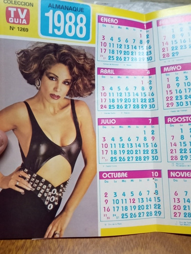 Láminas Centrales De La Revista Tv Guía Del Año 1988 ,1990. (Usado)