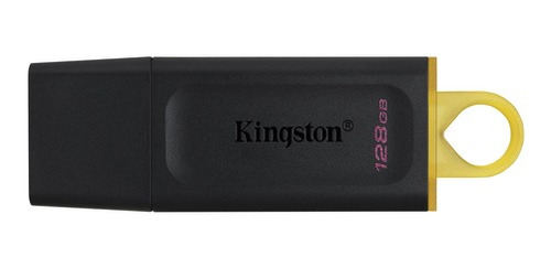 Memoria Usb Kingston Technology Datatraveler Exodia 128 Gb 3.2 Gen 1 Factor De Forma Tapa Color Negro Amarillo Dtx/128gb