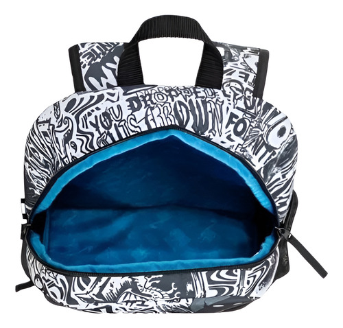Mochila Escolar Fortnite Fortnite Color Blanco Y Negro Diseño Estampado