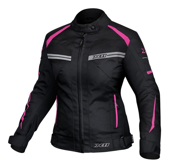 jaqueta feminina motociclista x11 evo impermeável com proteção