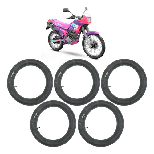 Kit Câmara Ar Nx 200 Gp Tech Bico Válvula Traseira 5 Peças