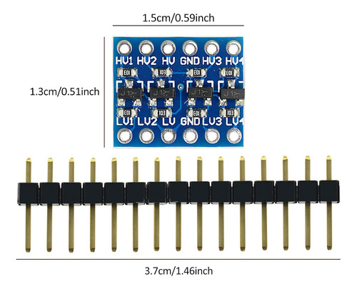 Convertidor De Nivel Lógico 3.3v A 5v Para Arduino