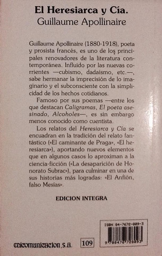 El Heresiarca Y Cía. - Guillaume Apollinaire