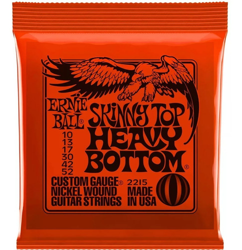 Cordas Ernie Ball Skinny Top Heavy Bottom 010.052  Promoção!