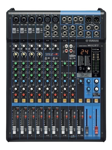 Imagen 1 de 4 de Mixer Consola Yamaha Mg12xu 12 Canales, Usb & Efectos Gtia