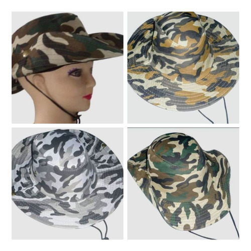 Sombreros Camuflajeados Gorra De Pesca, Safari, Aire Libre 