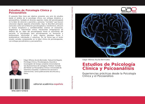 Libro: Estudios De Psicología Clínica Y Psicoanálisis: Desde