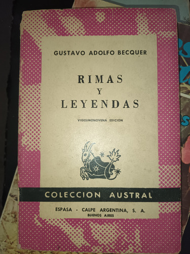 Rimas Y Leyendas De Amor - Gustavo Adolfo Bécquer