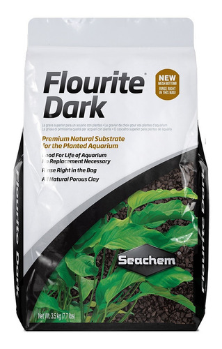 Sustrato Flourite Dark 7kg Seachem Acuario Plantado