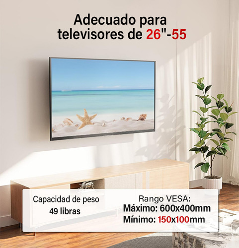 Soporte Base Brazo Para Pantalla Tv Monitor 26 40'' 55 Pulgadas,base Para Tv,soporte Tv Articulado
