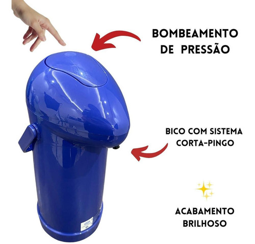 Imagem 4 de 9 de Garrafa Térmica 1 Litro Nobile Mor Várias Cores Promoção