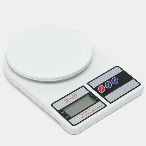 Balança Digital Globalmix Sf-400 Branco 10kg