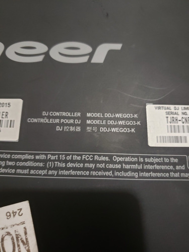 Pioneer Dd-j Wego3 Mezcladora Dj (Usado)