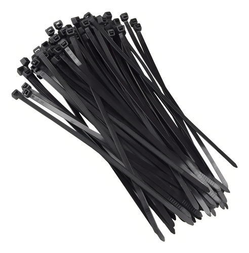 Abraçadeira Em Nylon Pt Ou Br 4,8mm X 37cm Com 500 Unidades Cor Preto
