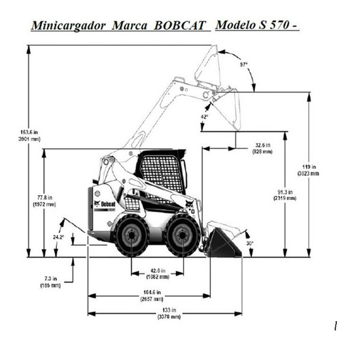 Bobcat Minicargadora S570 Mod 2015 Excelente Estado