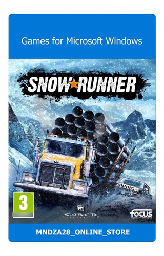 Snow Runner Simulador Juego Para Pc En Físico